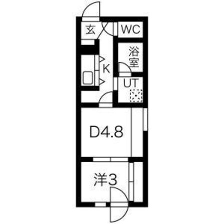 北１８条駅 徒歩10分 2階の物件間取画像